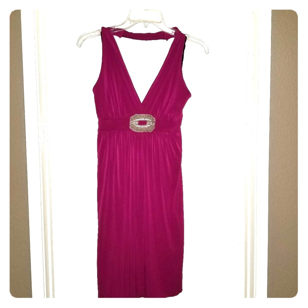 Peep Studio | Short Halter Dress with Bead Detail